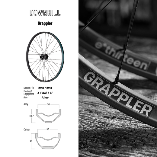 Grappler Race Carbon Downhill Wheels