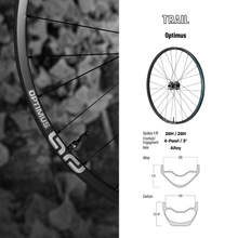 Load image into Gallery viewer, Optimus Race Carbon Trail Wheels