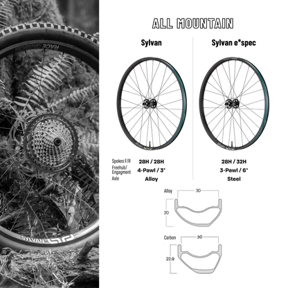 Sylvan Race Alloy All Mountain Wheels