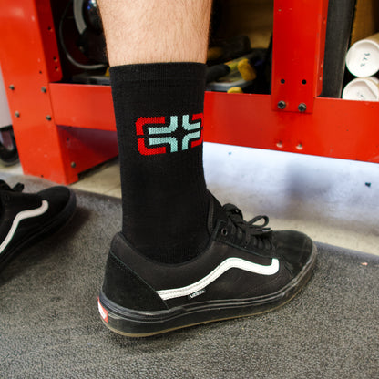 e*thirteen Icon Logo Socks